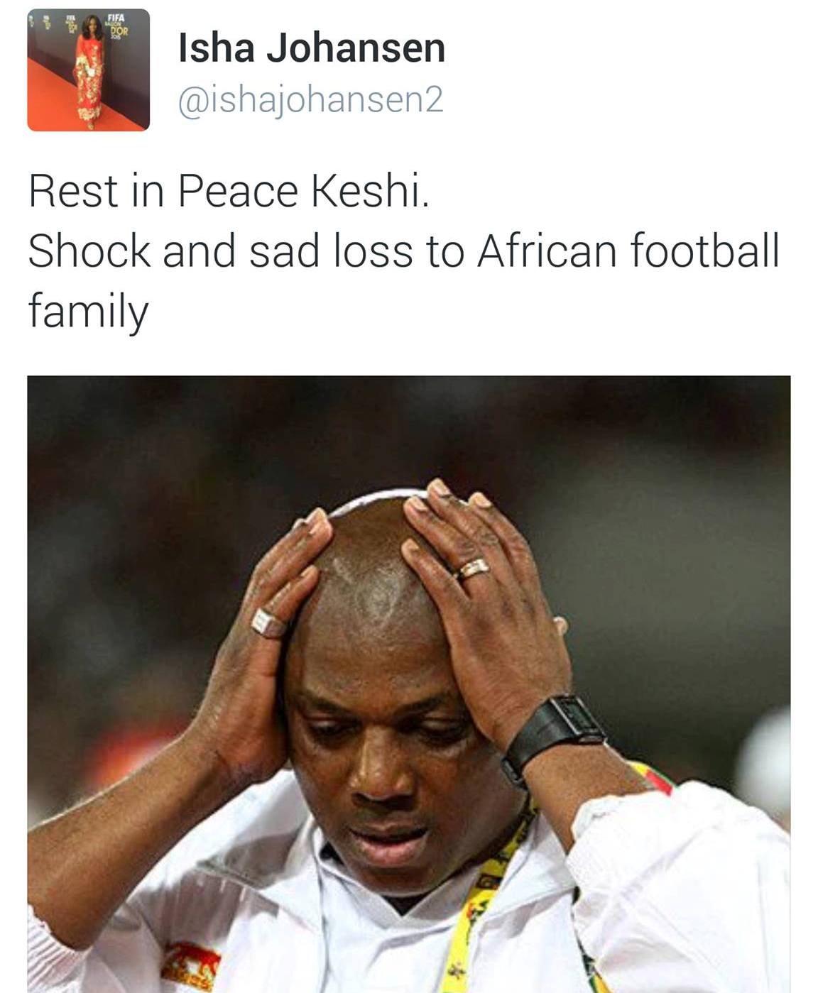RIP: Sierra Leone Football Association pays tribute to Nigeria’s Steven Keshi