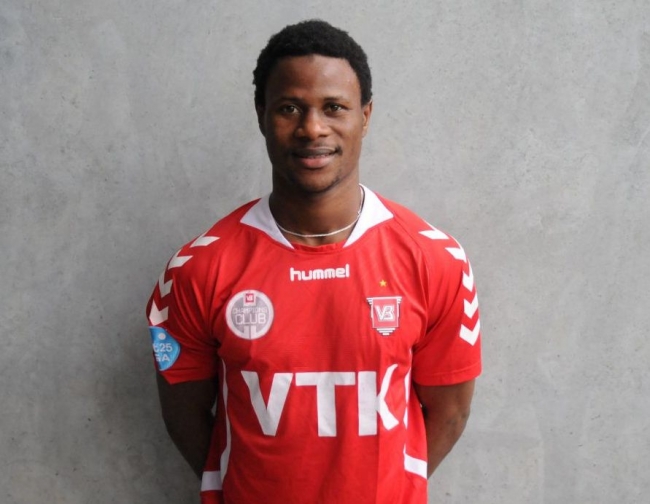 Vejle confirm the signing of Sierra Leone striker Sheka Fofanah