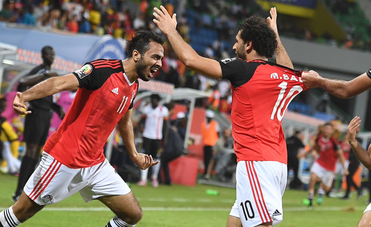 AFCON: Egypt snatch late victory to eliminate Uganda