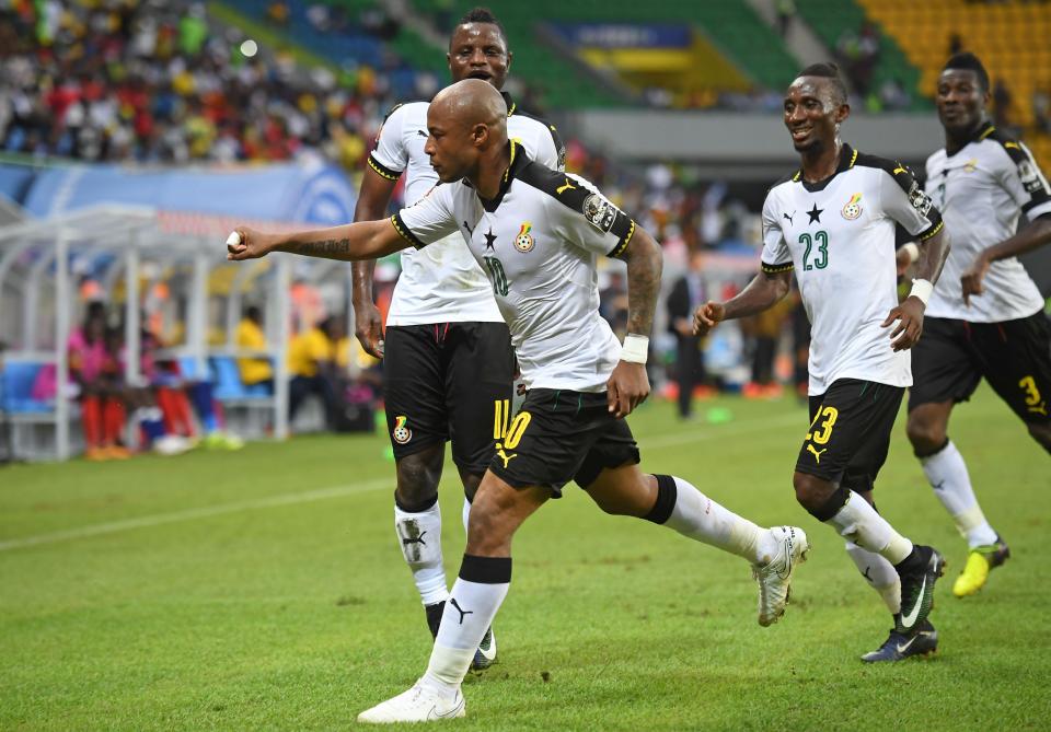 AFCON 2017: Ghana Black Stars beat Uganda, Ayew scores from the spot