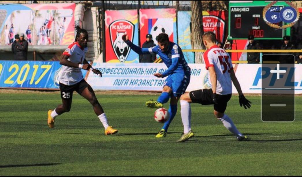Kazakhstan: Kamara delighted with winning FK Kaisar debut