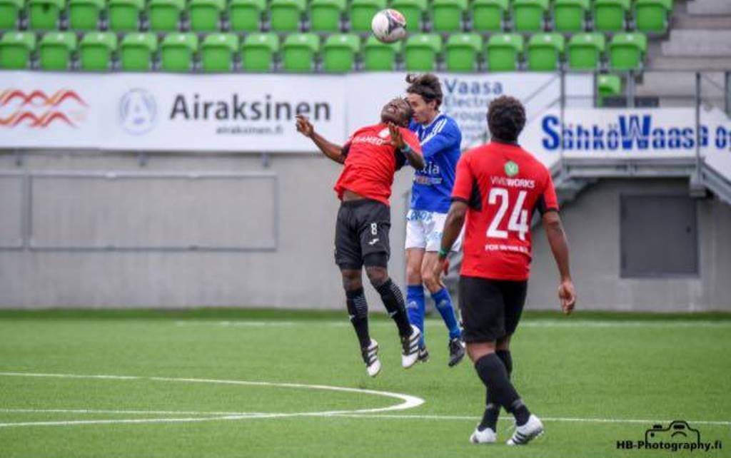 Sesay over the moon with Hercules debut away to Vasa IFK