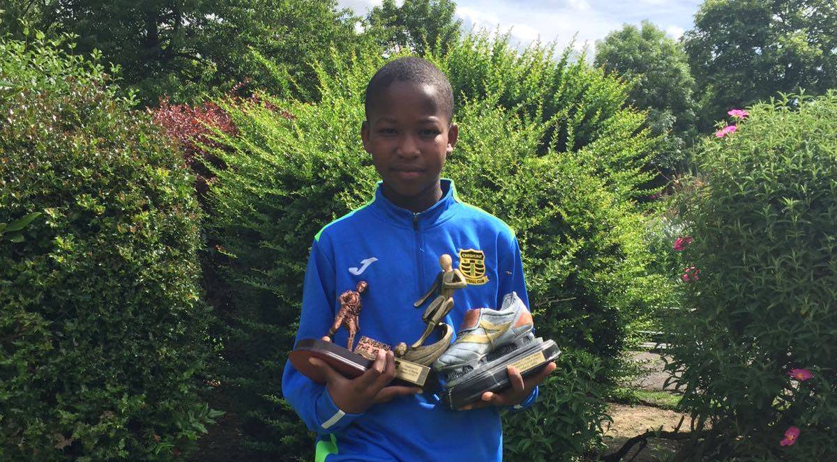 Sanusie Jabbie doubles the treble at Cheshunt FC in England