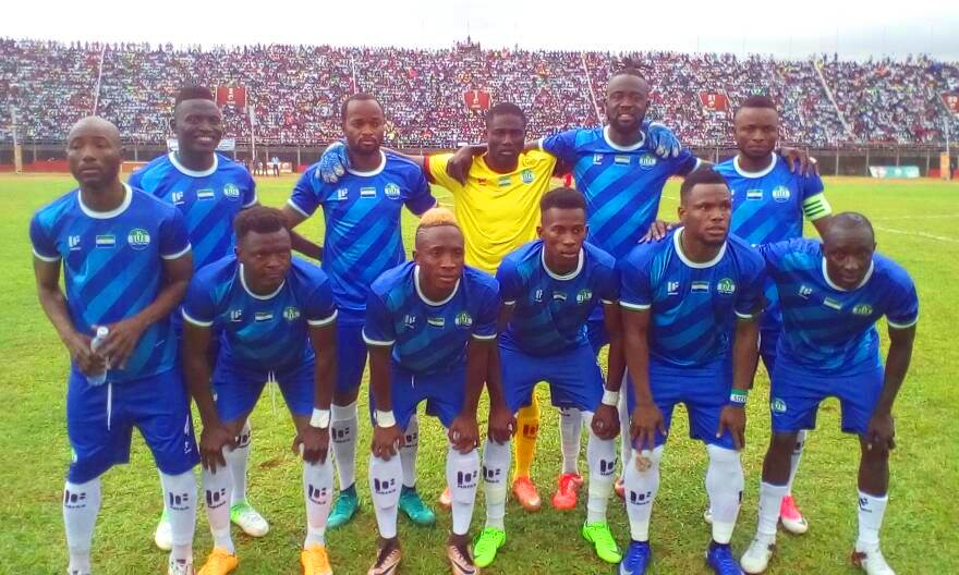 AFCON 2019 Qualifier: Sierra Leone XI against Kenya June 10, 2017 National Stadium, Freetown.