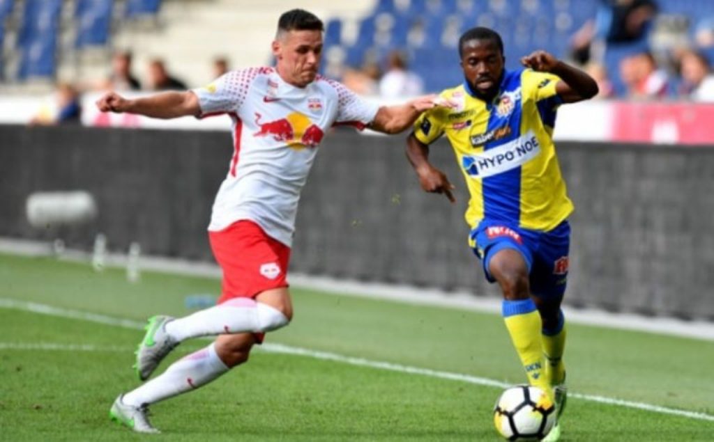 Sierra Leone midfielder Davies makes St. Pölten debut in Salzburg defeat
