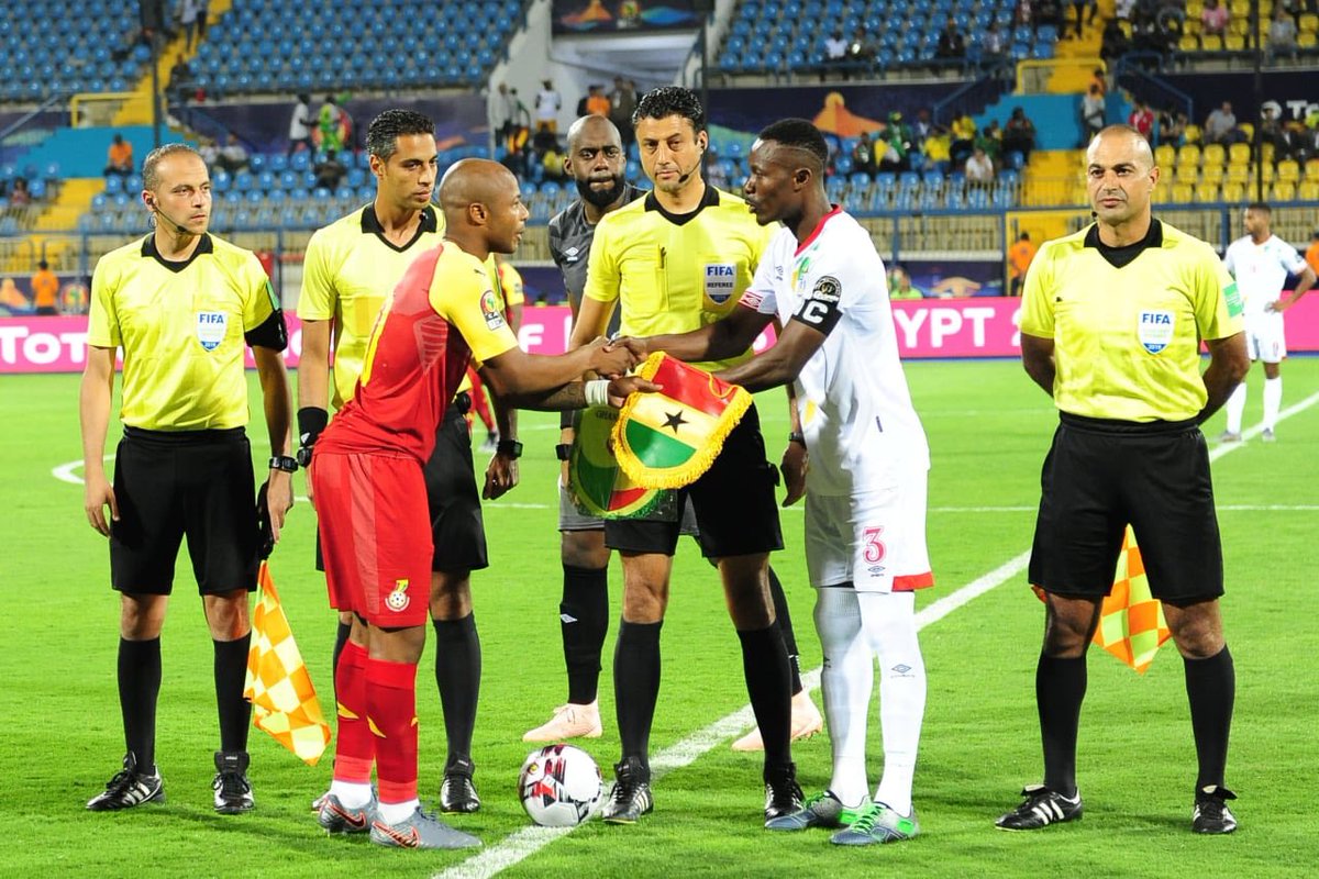 10-man Ghana Black Stars draw in AFCON opener
