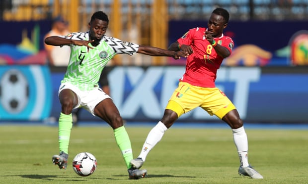 Nigeria beat Guinea to advance into AFCON last 16