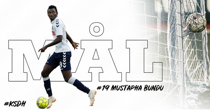 Bundu fires hat-trick in Aarhus win over Aalborg BK