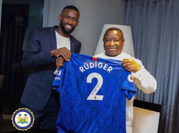 Windfall for President Bio’s Free Quality Education from Chelsea defender