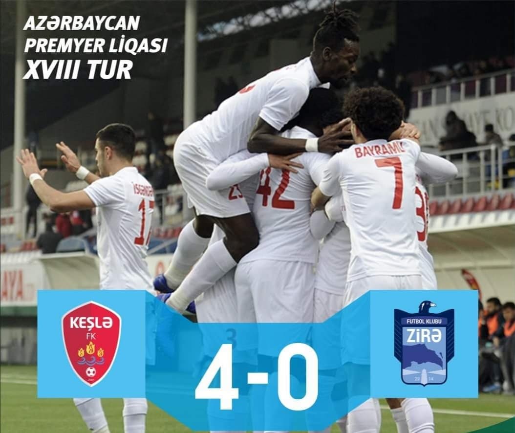 Kamara’s Keşla FK thrash Sesay’s Zire in Azerbaijan