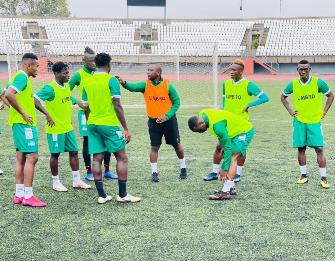 Sierra Leone first training at the Setsoto stadium