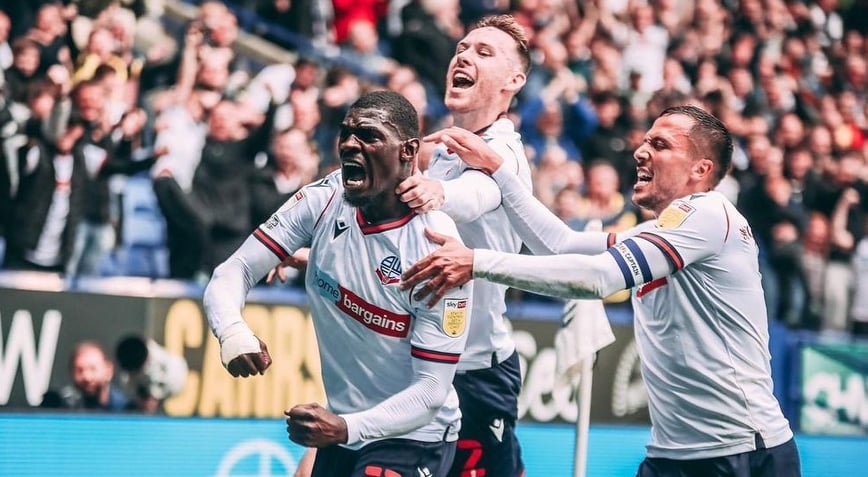 Amadou Bakayoko nets for Bolton in season opener