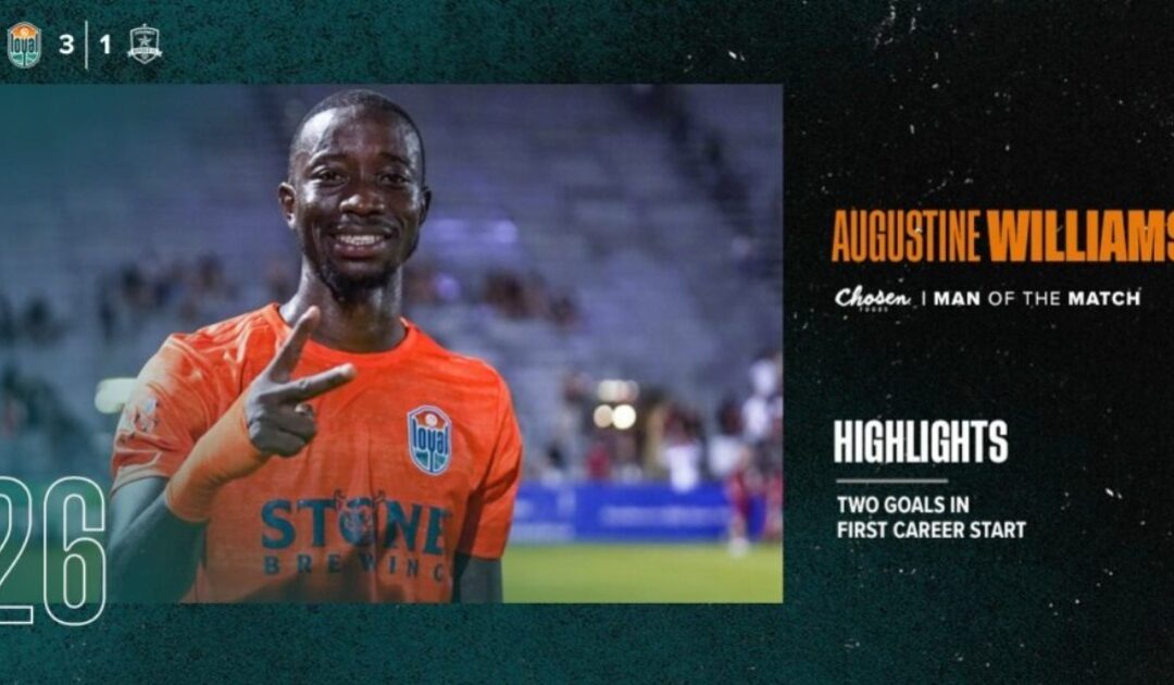 Sierra Leone striker Augustine Williams happy with brace