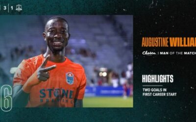 Sierra Leone striker Augustine Williams happy with brace