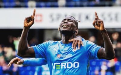 Alhaji Kamara dedicates goal to his late elder brother