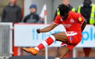Sierra Leone coach Keister monitors Barnet defender David Sesay