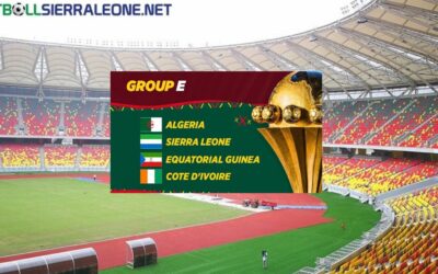 AFCON: Sierra Leone to arrive in Cameroon on January 6