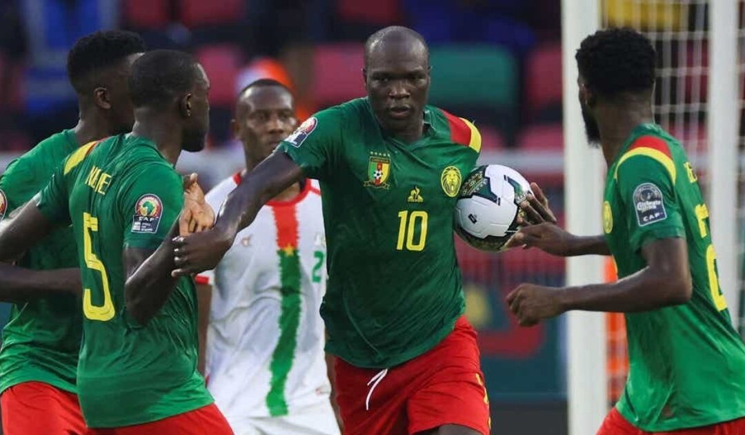 AFCON: Aboubakar nets brace to help Cameroon win over Burkina Faso