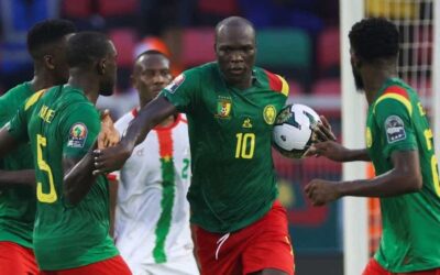AFCON: Aboubakar nets brace to help Cameroon win over Burkina Faso