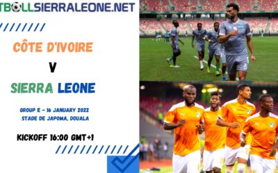 Winner of Sierra Leone, Ivory Coast tie set for Afcon knockout