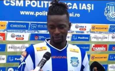 John Kamara heads Politehnica to a 1-0 win over Braila