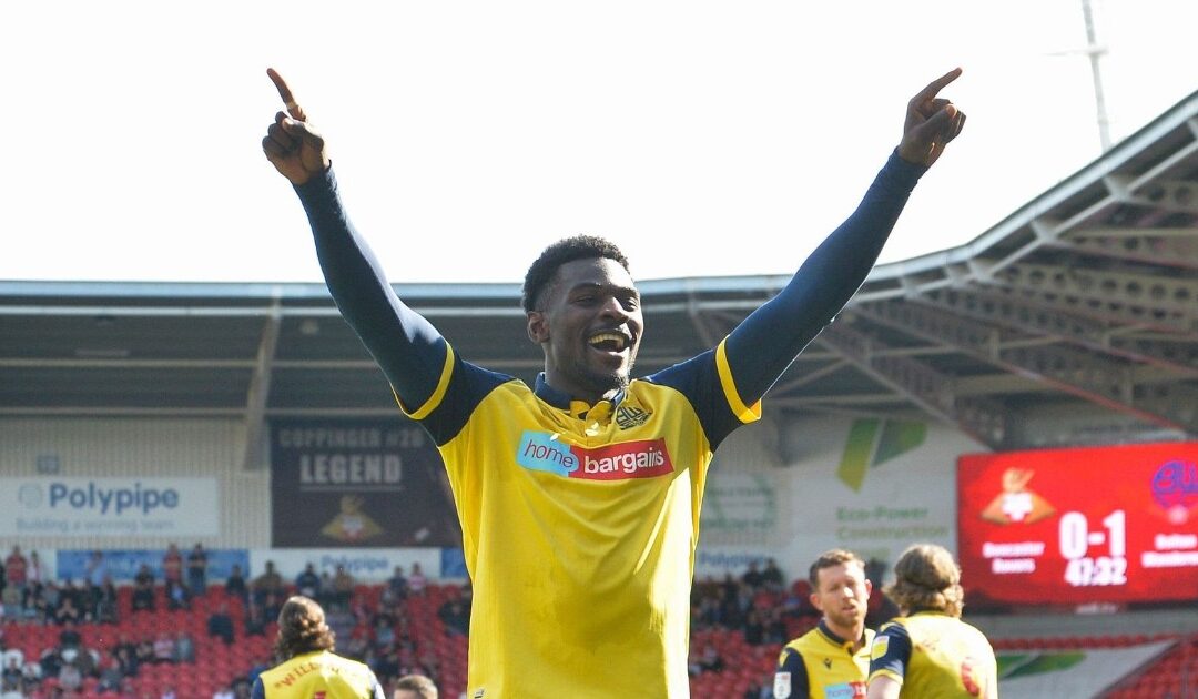 Striker Amadou Bakayoko takes season’s tally to 12