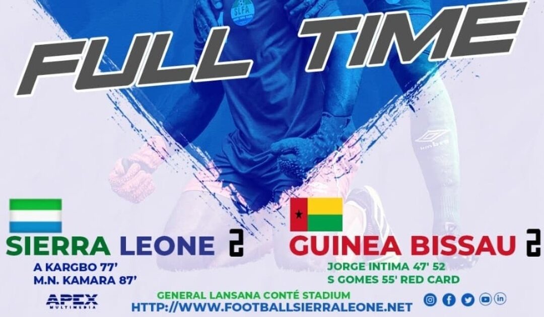 Sierra Leone stage two-goal comeback to secure draw