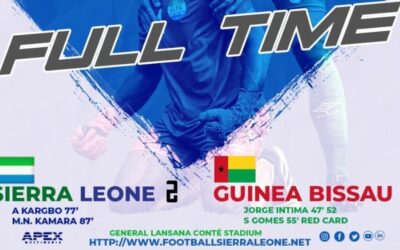 Sierra Leone stage two-goal comeback to secure draw