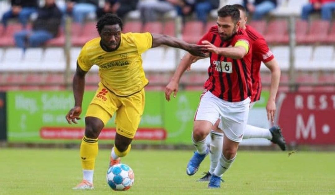 Midfielder Ibrahim Sillah renews Kickers Emden’s contract
