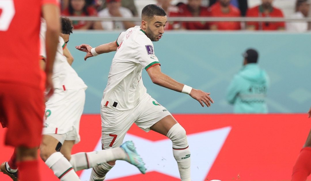 Hakim Ziyech nets to help Morocco reach World Cup last 16