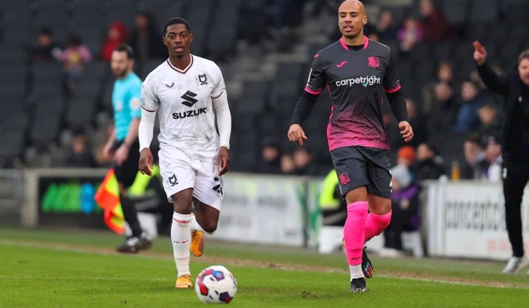 Sullay Kaikai makes Dons debut in defeat to Exeter City