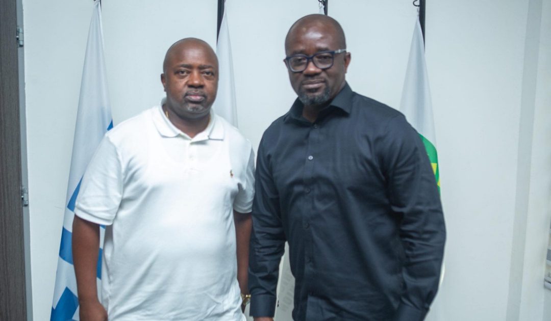 SLFA President Thomas Daddy Brima pays a visit to Ghana FA
