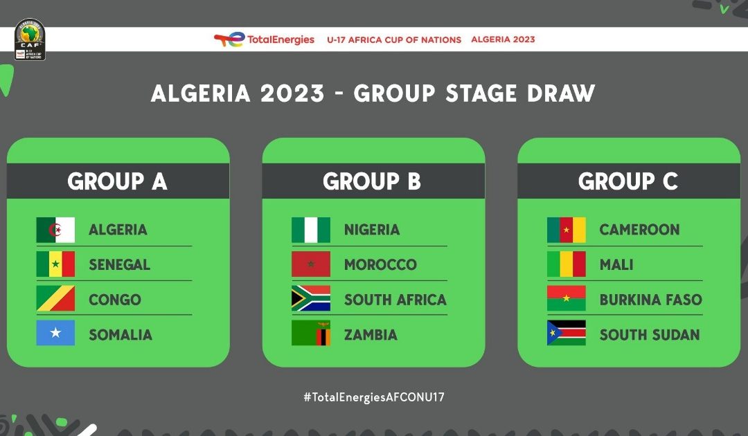 Algeria U17 2023 groups confirmed
