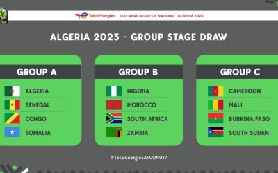 Algeria U17 2023 groups confirmed