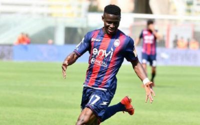 Attacker Kargbo helps Crotone win in promotion race