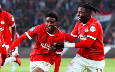 Isaac Babadi nets first Champions League goal for PSV