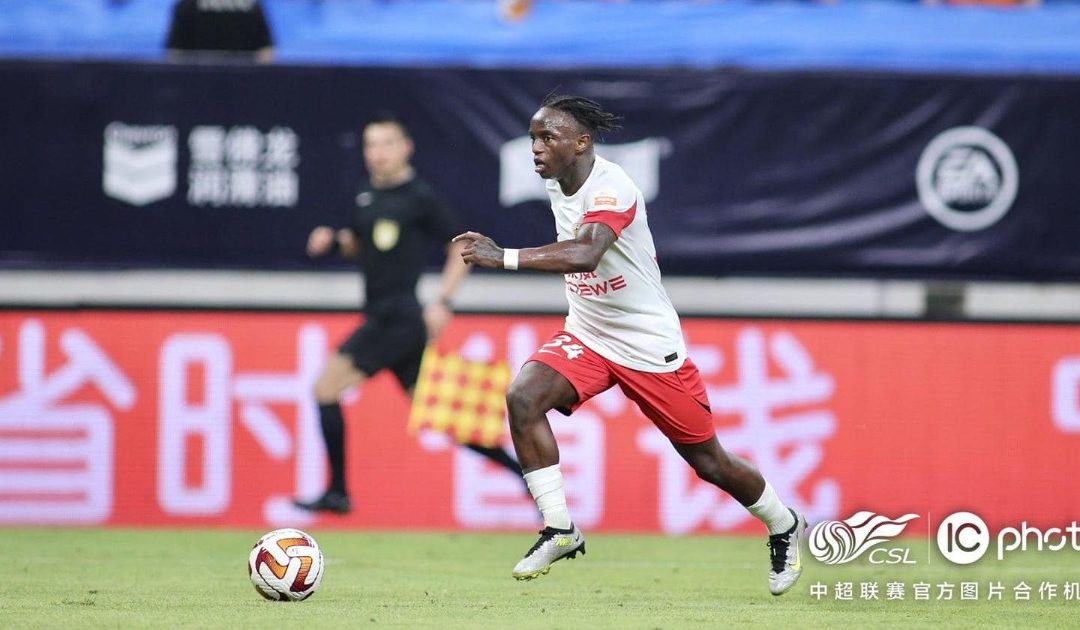 Sierra Leone’s Issa Kallon nets brace for Shanghai Port